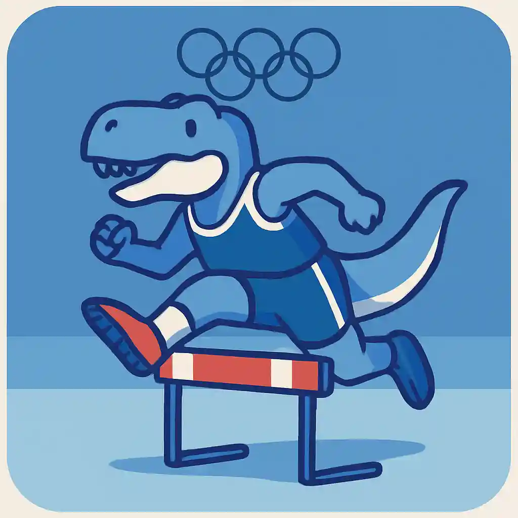 Chrome Dino Olympic Hurdling Theme